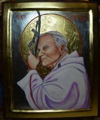 Nr.333.Święty Jan Paweł II-wym. 45-36cm.